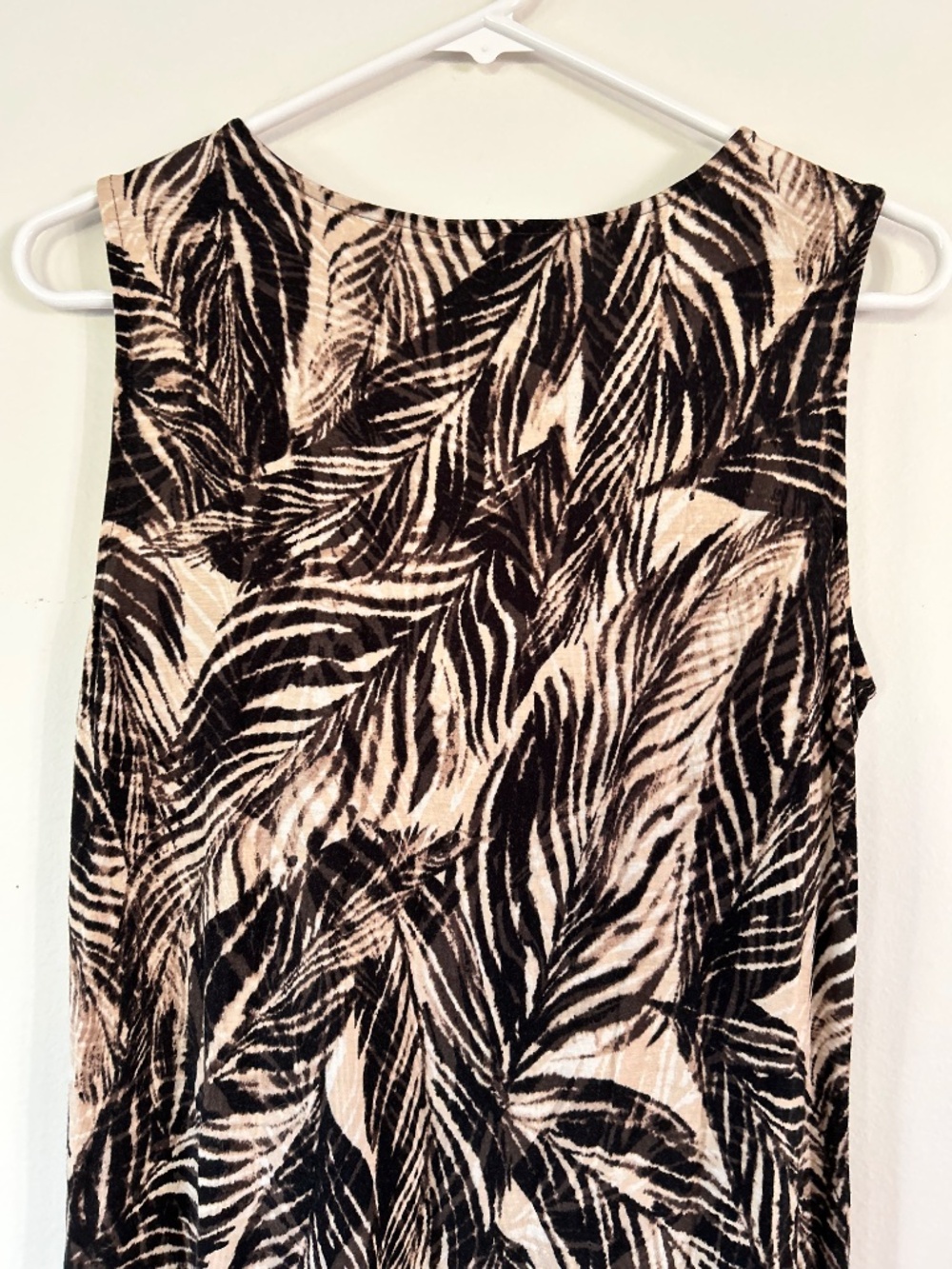 🎃Palm Print Dress - Picture 5 of 10